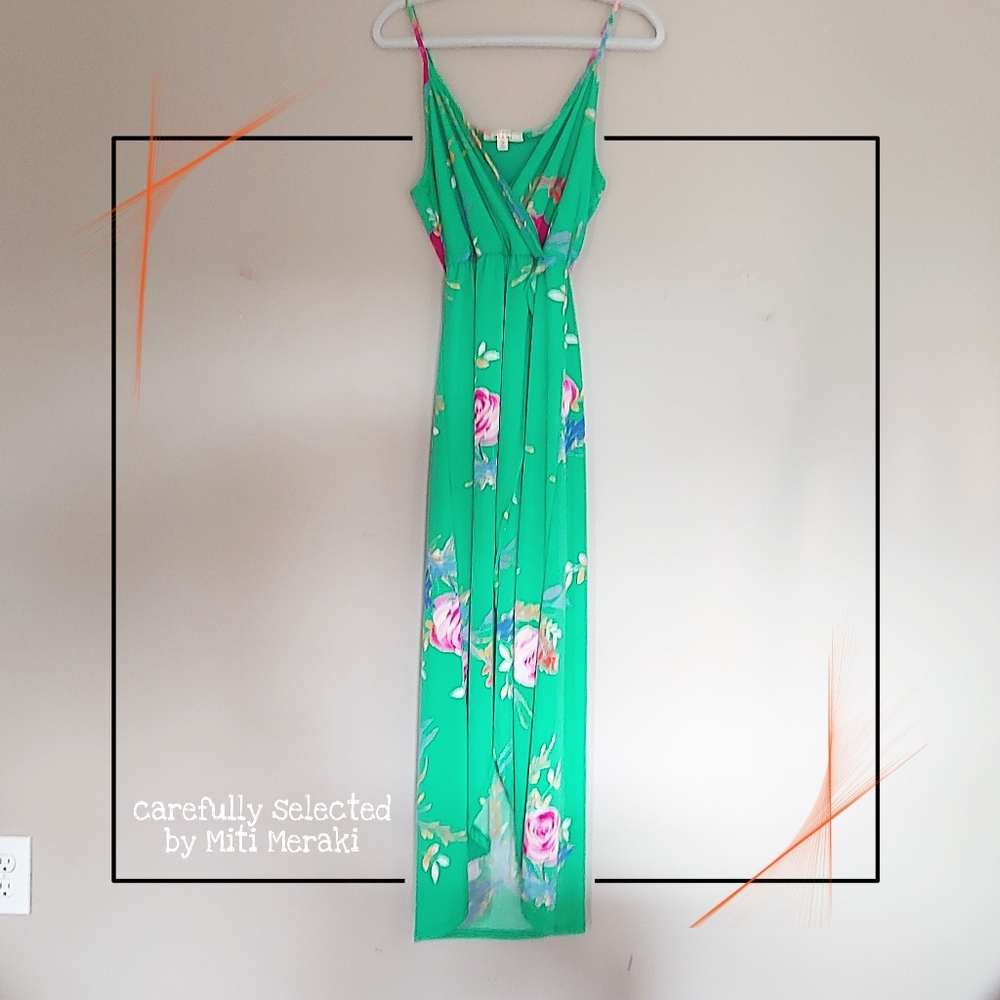 Miami High / Low, Faux Wrap Dress